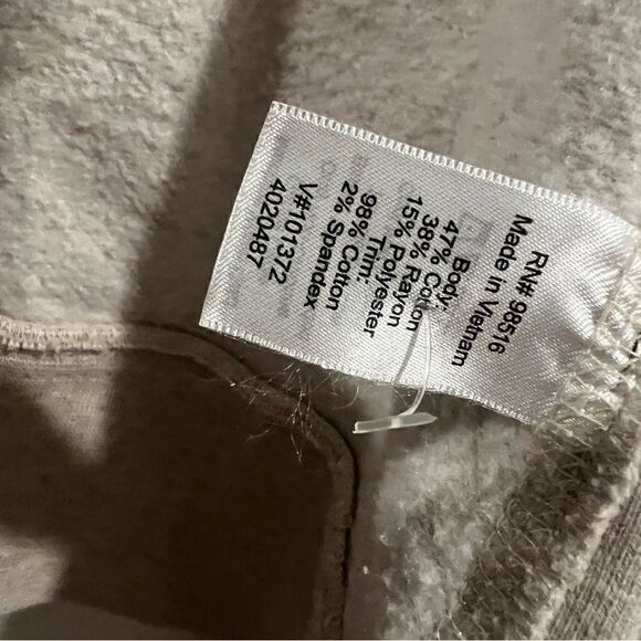 Coldwater Creek Fleece lined zippered tan vest Size M - Picture 7 of 7